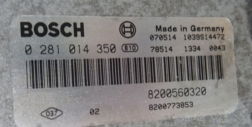 Calculator motor Renault Trafic 2.0 DCI M9R din 2006