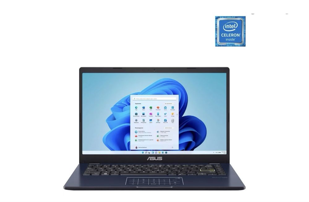 Компактный ноутбук ASUS Vivobook Go 14 (128 GB SSD / Win 11)