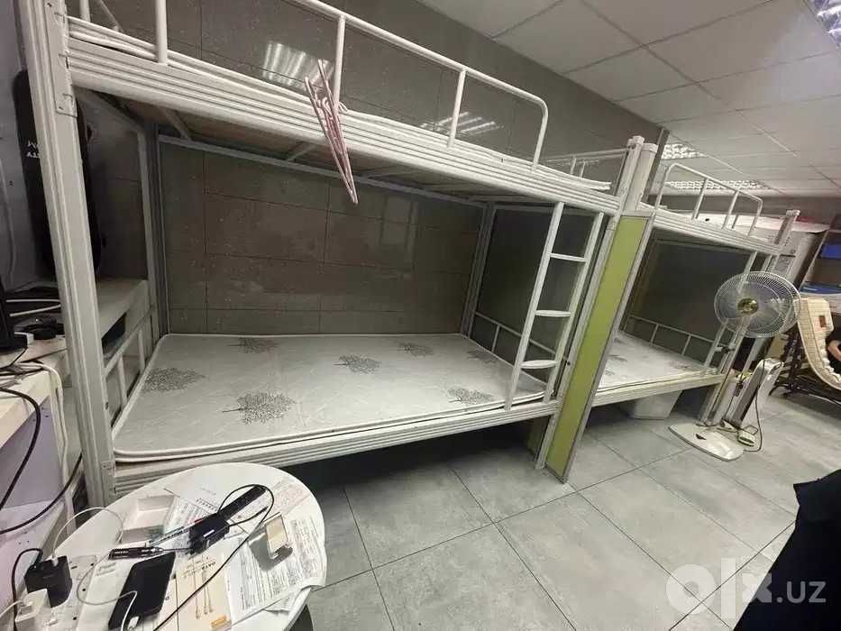 Krovat 2 qavatli metall, 500 kg yuk | Кровать двухъярусная