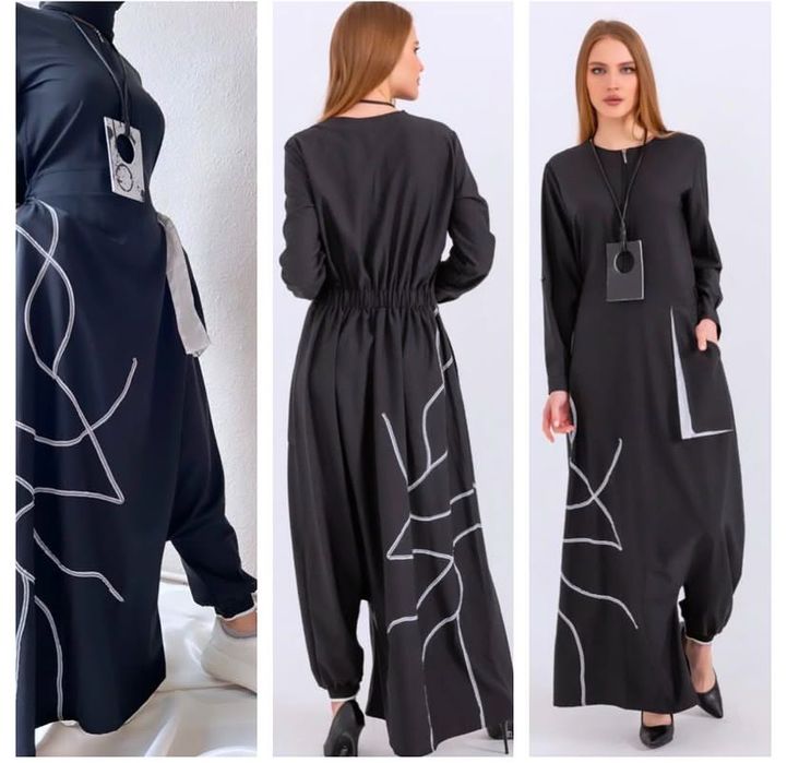 Стильное платье-комбинезон