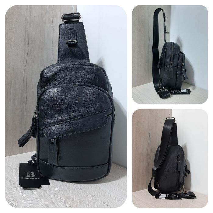 Мужская бананка через плечо. Кошелек барсетка сумка No:158