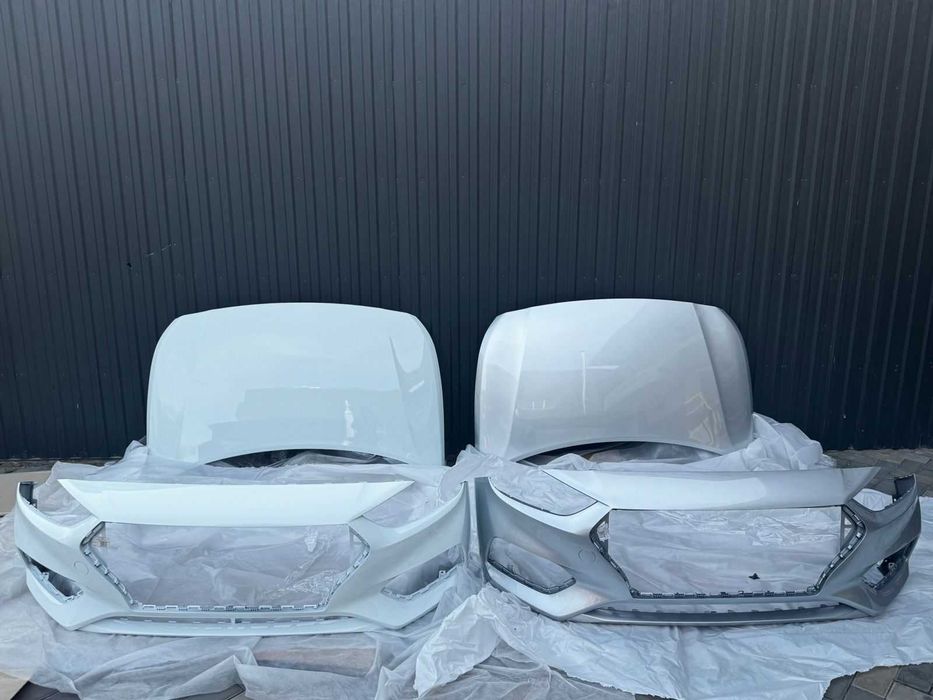 Бампера передние и задние на Hyundai Accent/Kia Rio/Solaris 2010-24