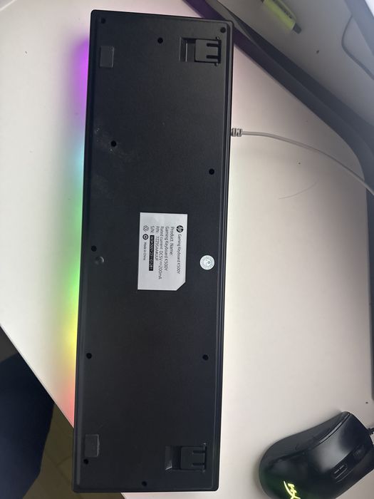 HP клавиатура мембранная RGB