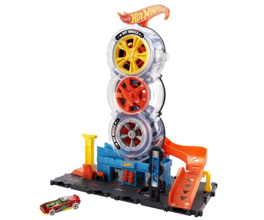Hot Wheels City - Комплект ултра модерен градски център за гуми
