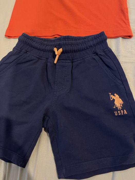 Лот тениски Nike и Марвел, панталонки US Polo 110-116 или 5-6 години