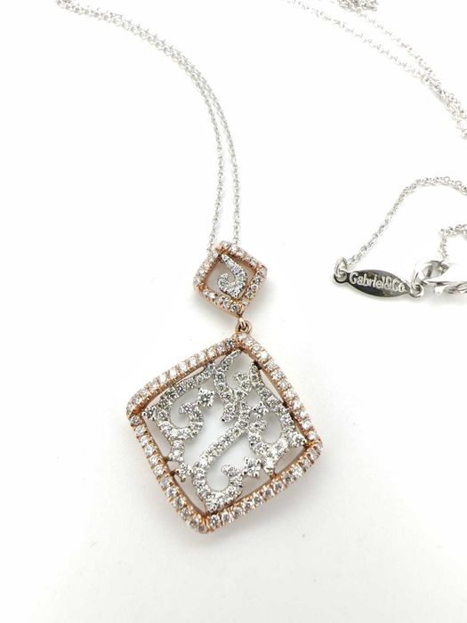 Colier 14k cu diamante Gabriel&Co 1,5ct