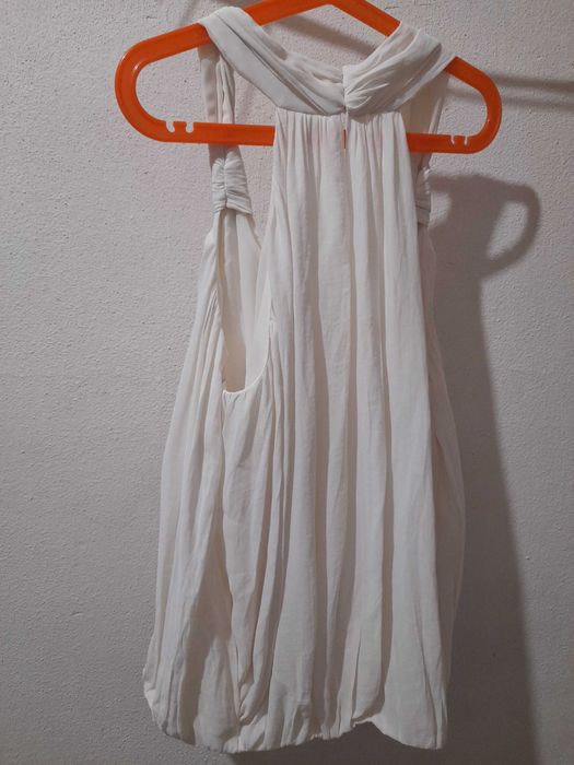 Bluzita sexy alba, vaporoasa Zara mas.S