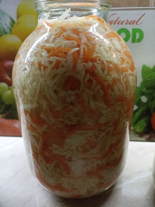 Капуста квашеная домашняя