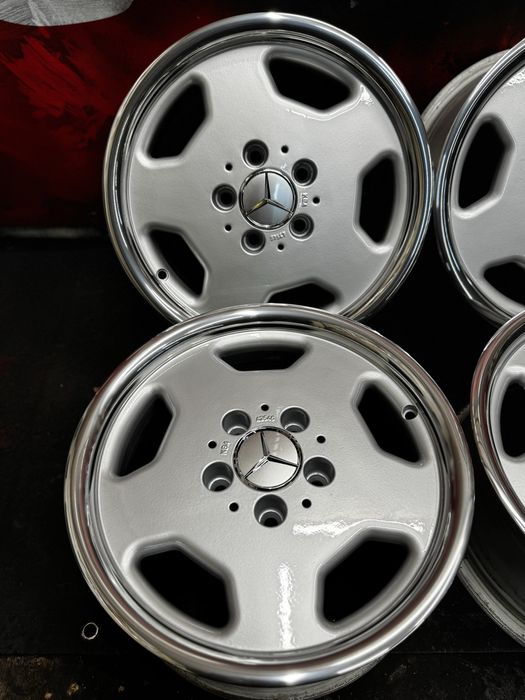 Ретро алуминиеви джанти за Мерцедес, MONOBLOCK, 15 цола, 5х112