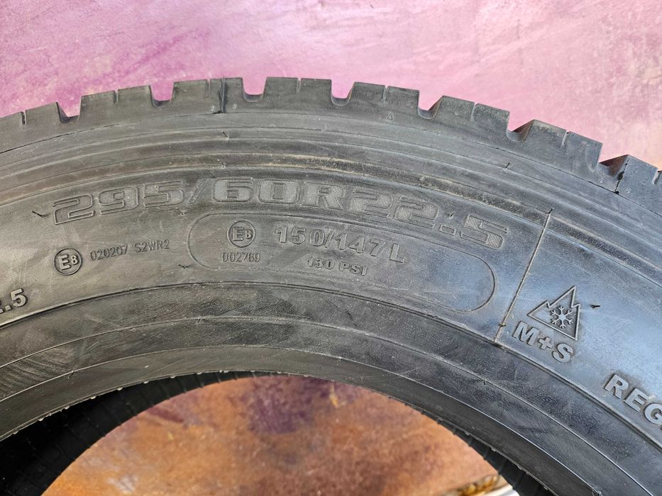 1 Нова тежкотоварна гума 295/60R22.5 PETLAS RH100 150/147L M+S