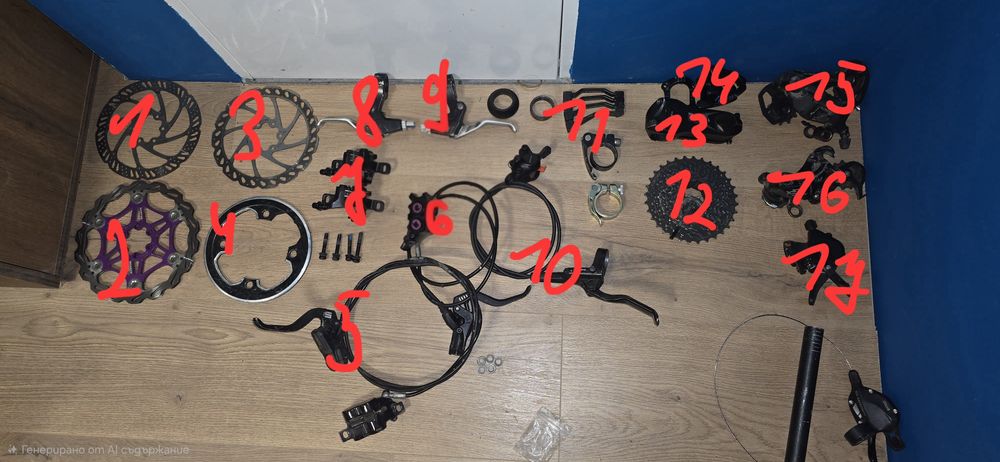 Части за велосипед