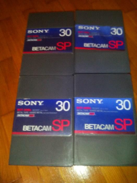Caseta Betacam SP Sony BCT-30MA Metal Bande 30min.
