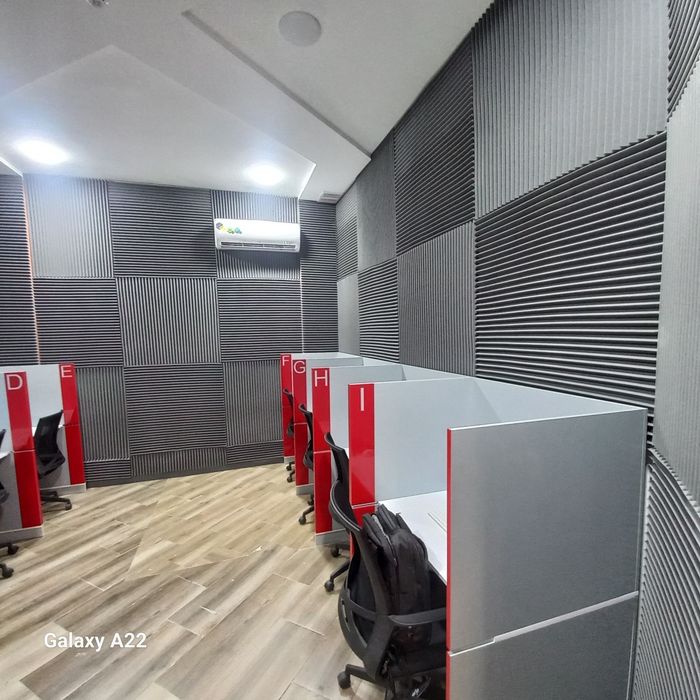 Акустический поролон для шумоизоляции колл центра, видеострима, студий