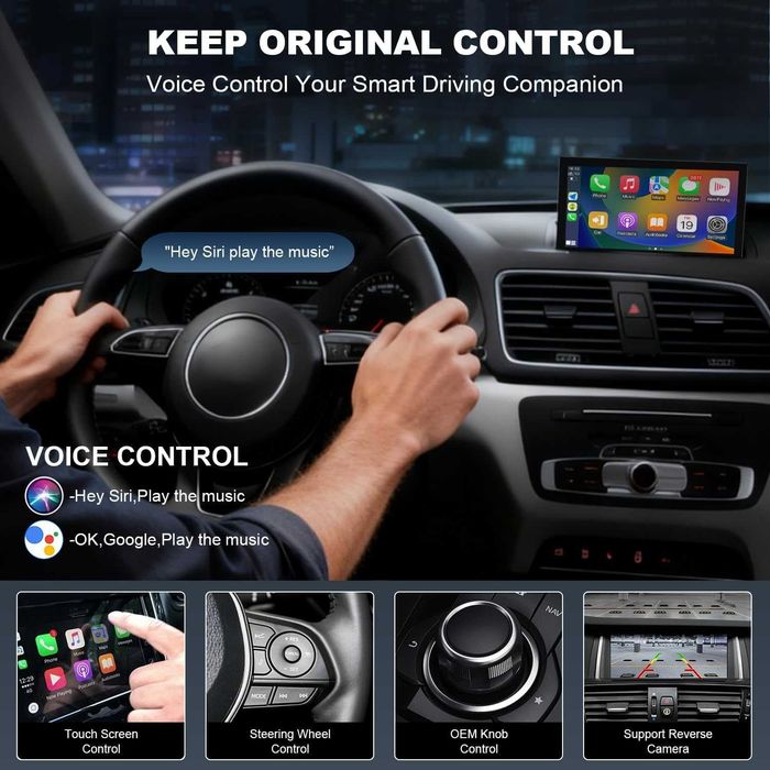 Безжичен Apple Carplay /Android Auto за BMW с NBT EVO(ID5/ID6) система, Mini Cooper 2016-2020г.