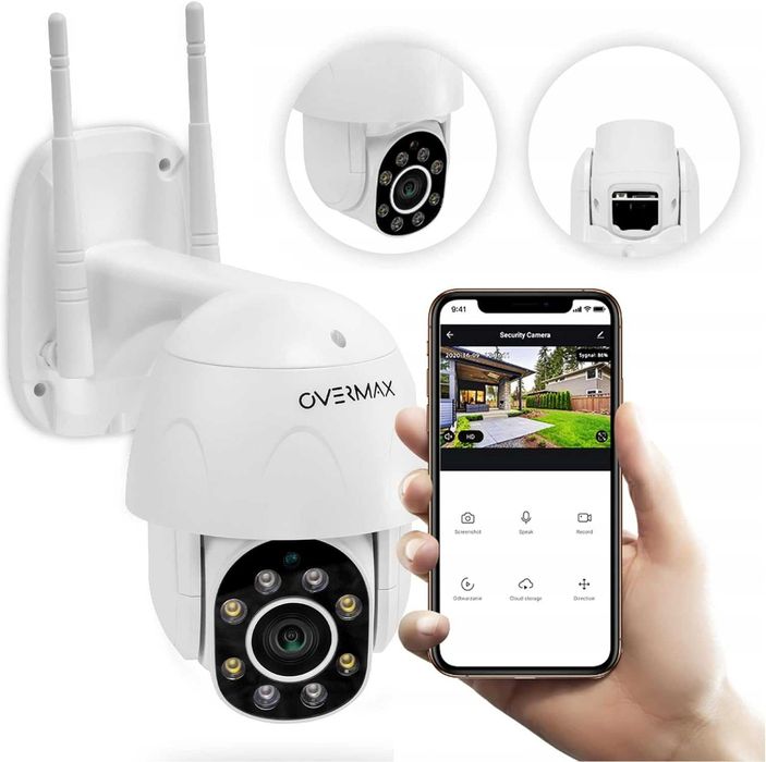 Camera SMART supraveghere(AI) Camspot 4.9 Overmax, REDUS de la 509 RON