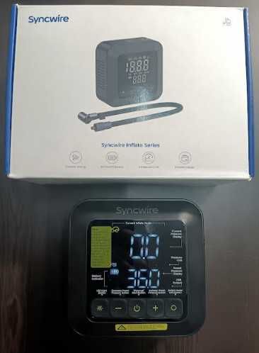 Преносима помпа за гуми Syncwire, 150 PSI за автомобилни гуми