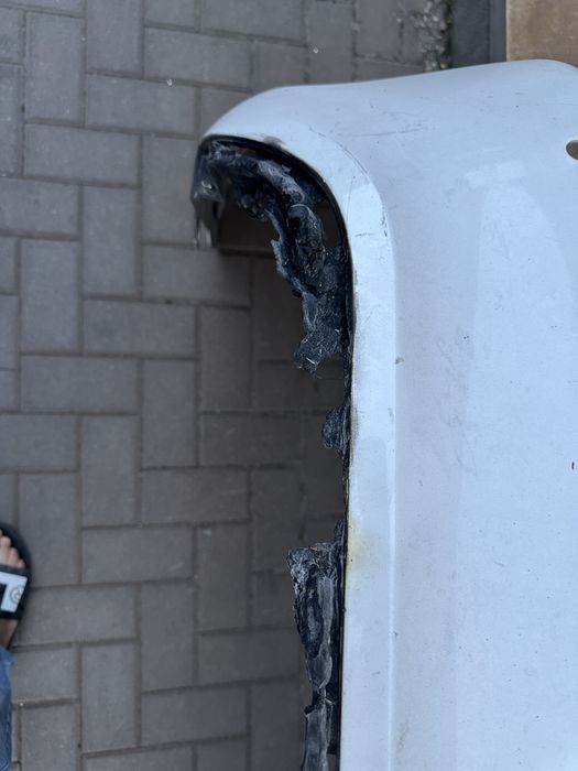 Задний бампер на Mercedes S