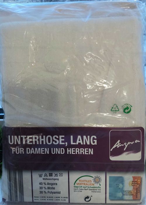 Теплое нижнее белье Ангора, Германия