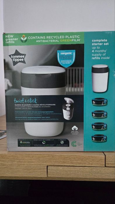 Кошче за пелени Tommee Tippee Twist & Click – малко използвано