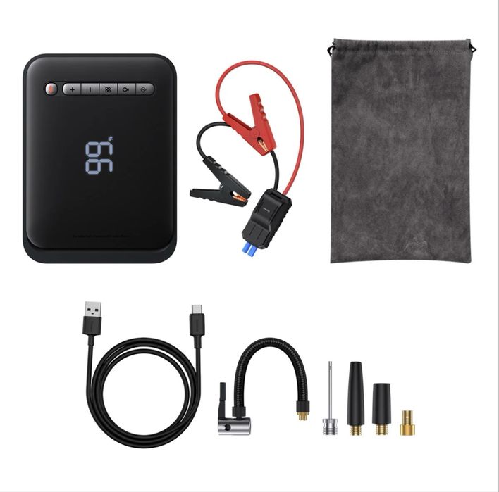 Автомобильный пуско-зарядный аккумулятор Baseus 2-in-1 Jump Starter