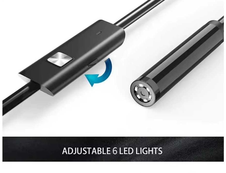 Ендоскопска камера IP67, инспекционна, дължина 2м, Android USB-C