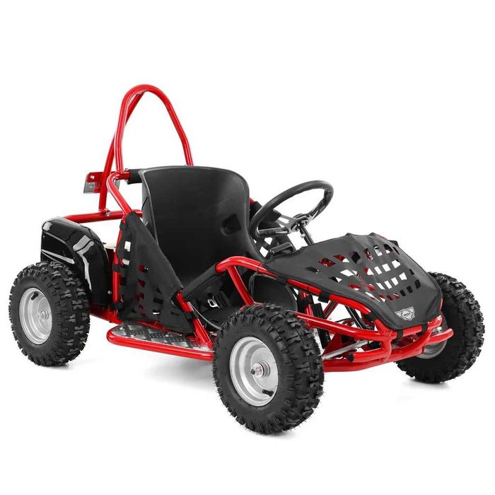 Kart electric pentru copii Kinder ecoGokart 1000W, baterie 48V RED