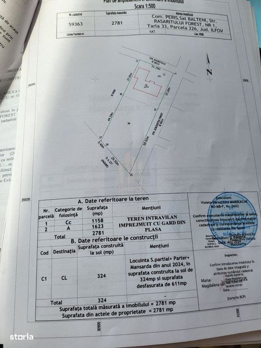 Vila De Vanzare |4 Camere| 2800mp Teren| Iesire la Padure*Tur Virtual*