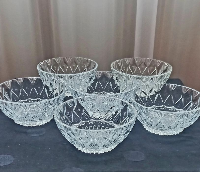 6 boluri din semicristal , anii 80