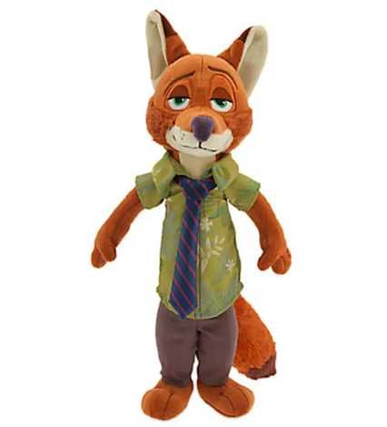 Плюшена играчка Зоотрополис Zootopia Джуди Хопс и Ник Уайлд, 45см