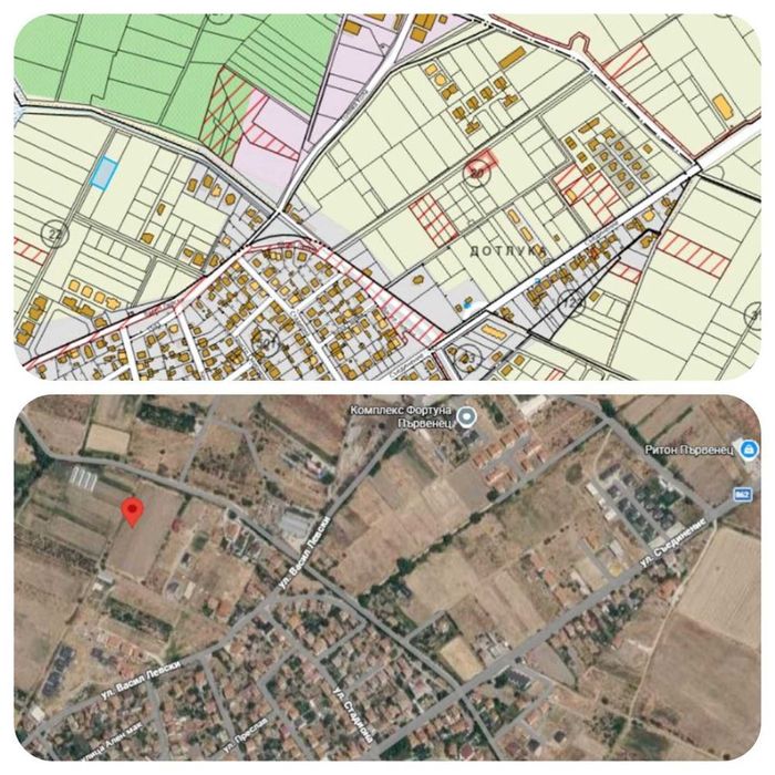 УПИ с ПУП и разширен самостоятелен достъп - 1218 кв.м, Първенец