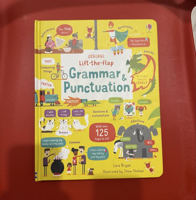Usborne Grammar — книга с окошками