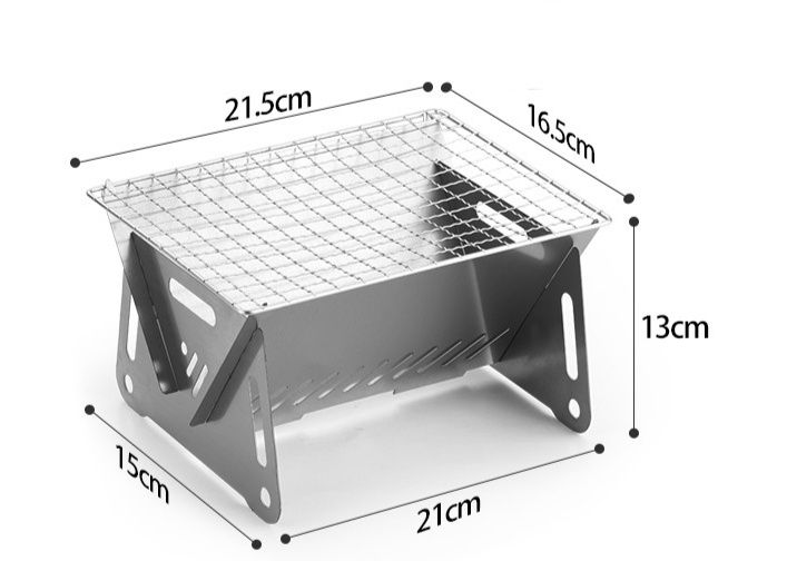 Сгъваемо неръждаемо барбекю