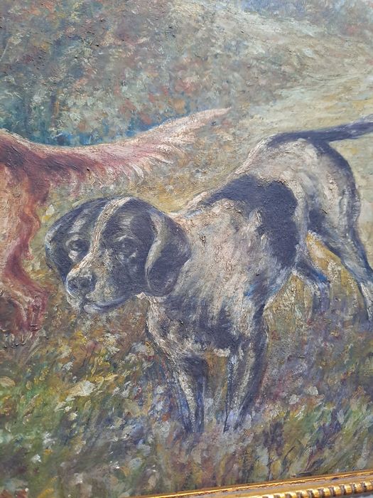 tablou pictura pe lemn reproducere E C Terry 64/48 cm