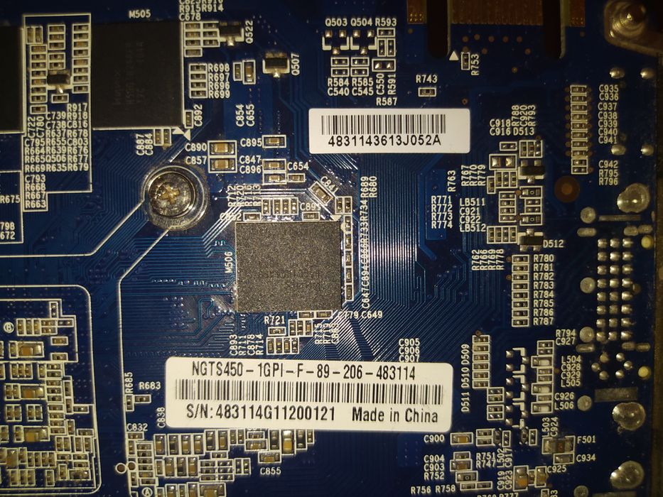 видеокарта GeForce GTS 450 1gb ddr5