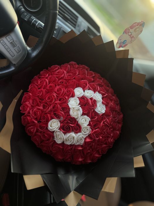 Buchet de flori din spuma
