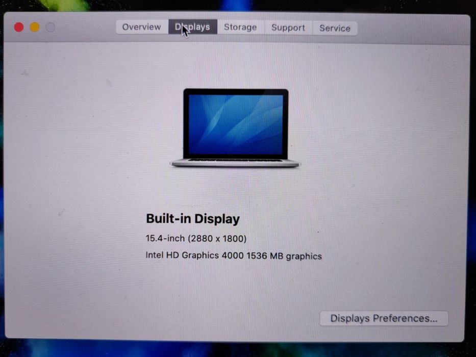 Macbook pro '15  i7  8/256 ssd (Retina)