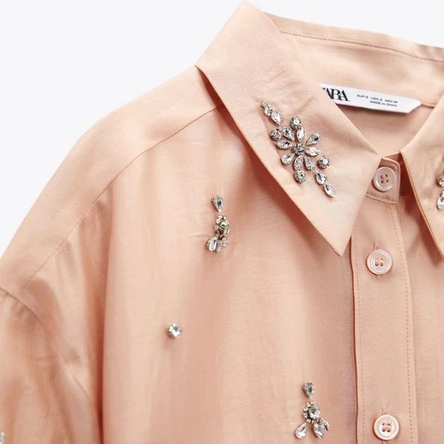 Camasa cu cristale Zara limited edition