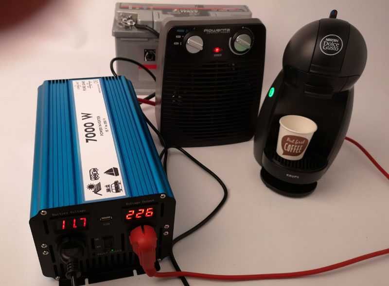 Sistem panouri fotovoltaice  360 W pe 12 V cu invertor 8000 W