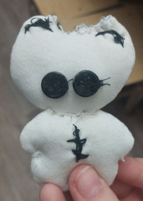 Котик ручной работы