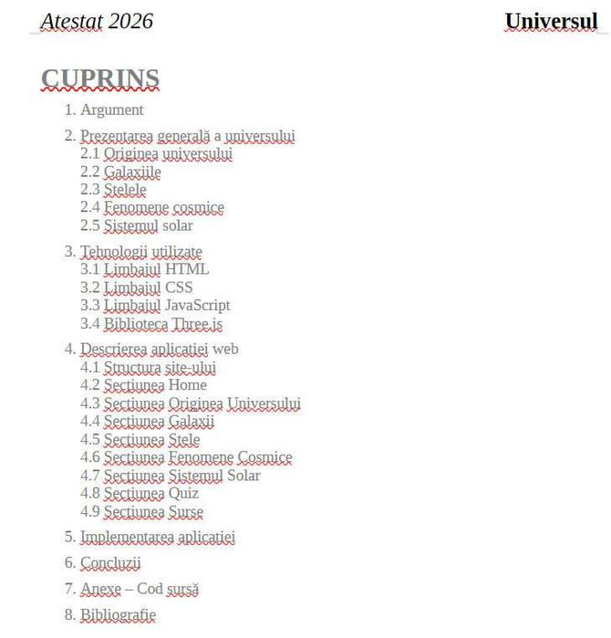 Realizez Site-uri Atestat Informatică – HTML, CSS, JS - 70 RON