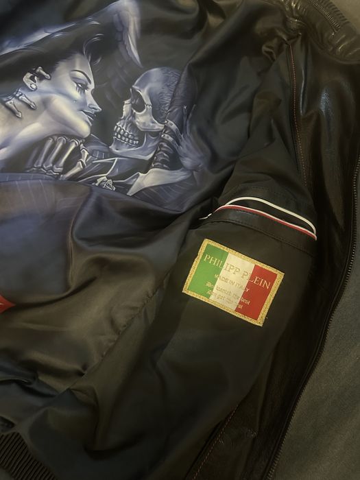 Philipp Plein яке от естествена кожа