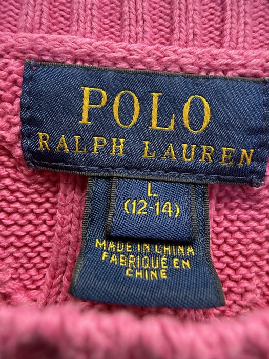 Polo Ralph Lauren розов пуловер за момиче 12-14 години
