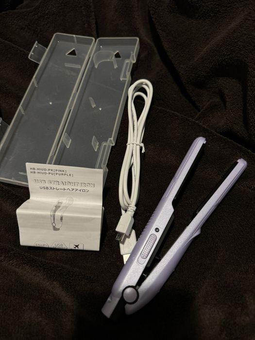 малка преса за изправяне на коса usb