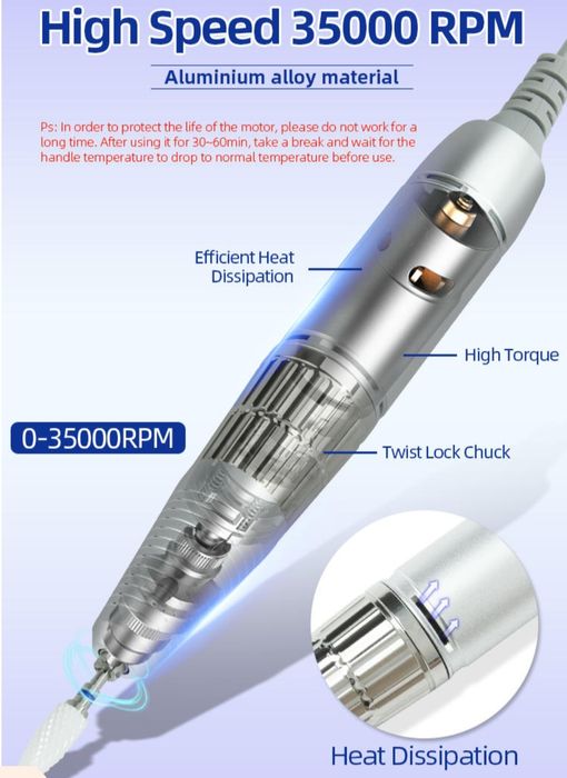 Freza de unghii electrica profesionala PRO