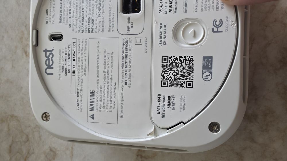 Nest Protect  -  folosit/testat