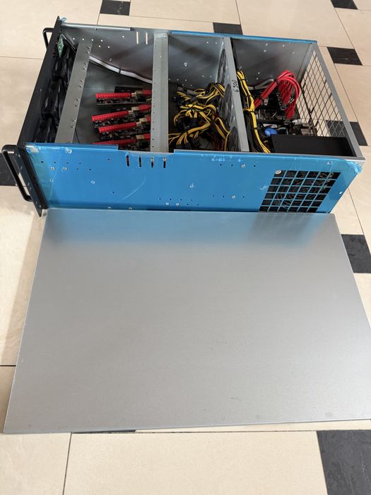 Carcasa rig server mining i3