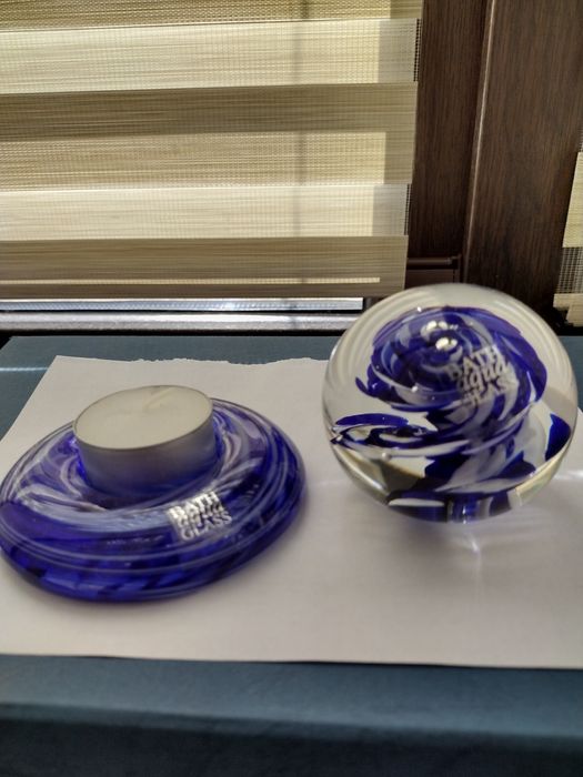 Prespapier și suport candela Aqua Glass