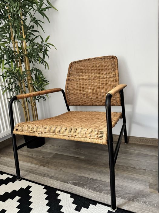 Fotoliu, ratan/antracit IKEA