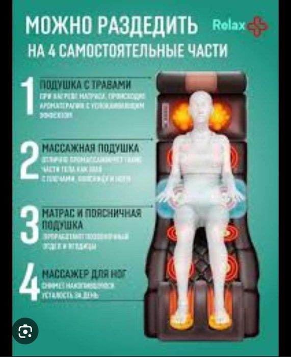 Матрас массажер для спины и тела