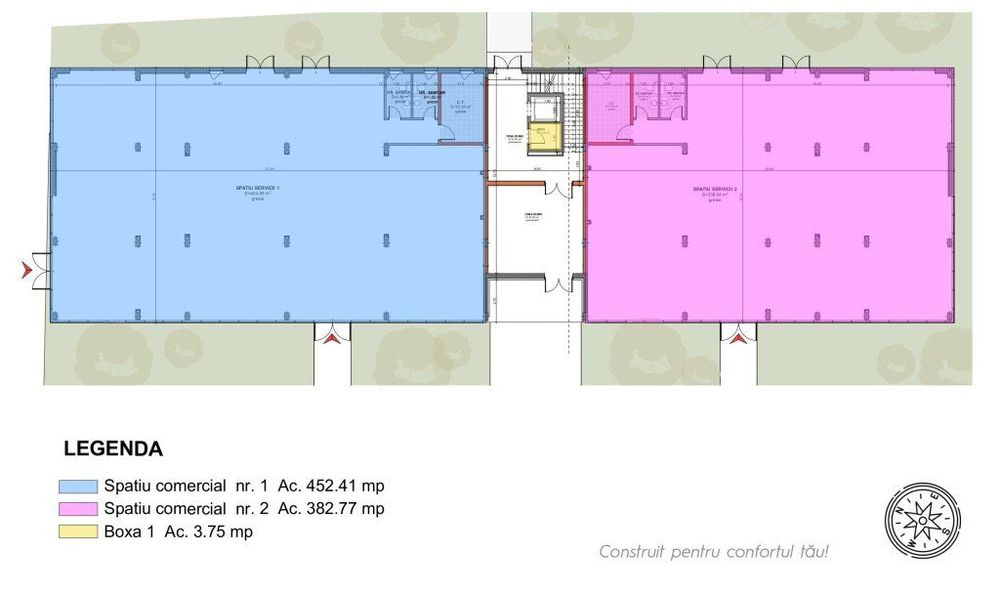 Apartament 2 camere ,etaj 1 , Mărgeanului proiect nou,comision 0 %